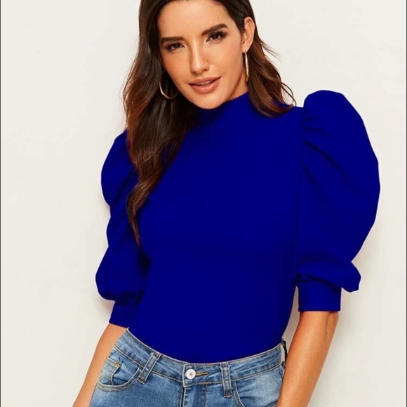 🎉HOST PICK🎉🌺🌺Exaggerated Puff Sleeve Blouse🌺🌺 - Picture 1 of 11